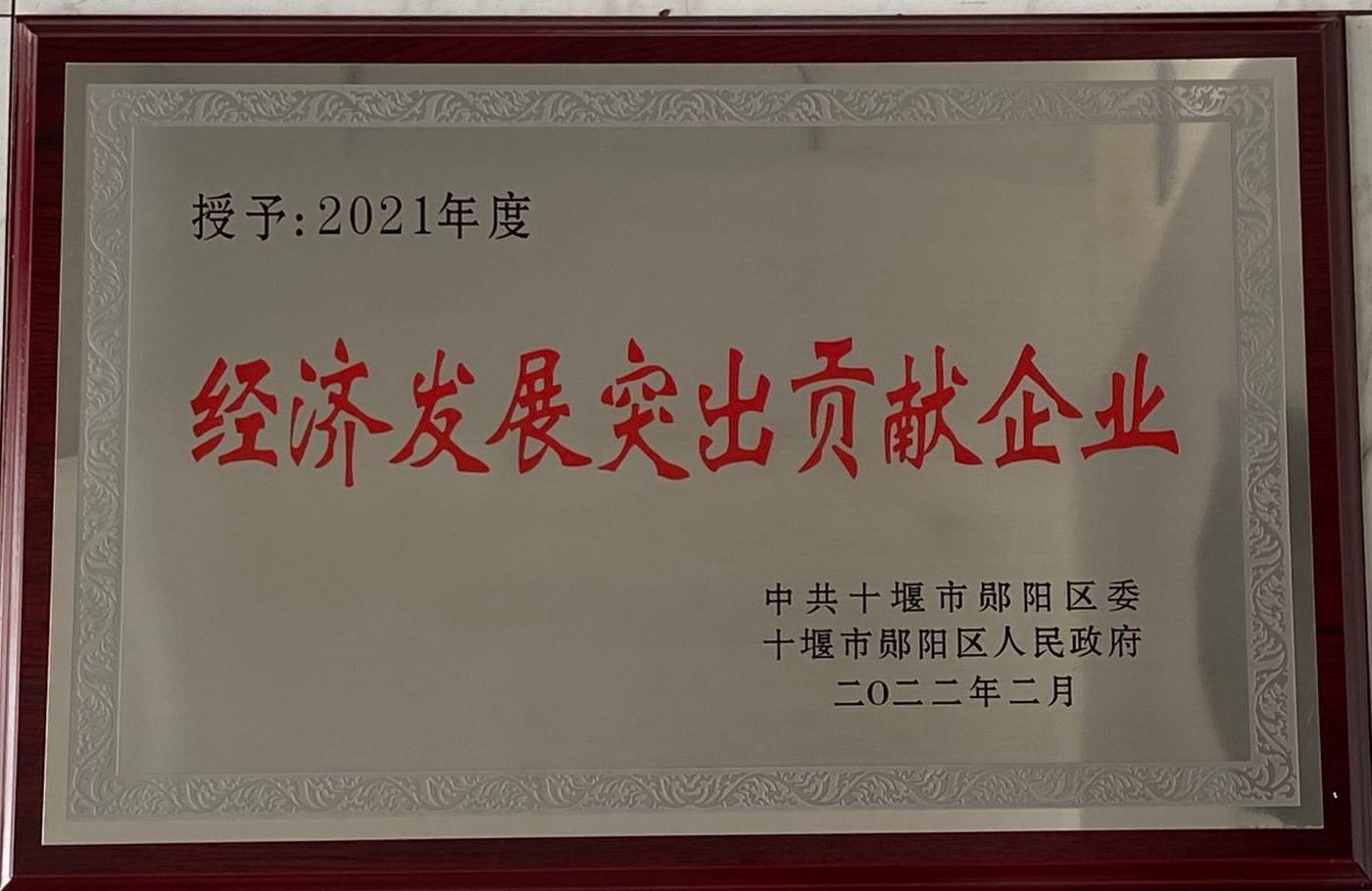 經(jing)濟發展突(tu)出貢獻企(qǐ)業