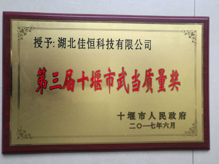 武當質(zhi)量獎2017